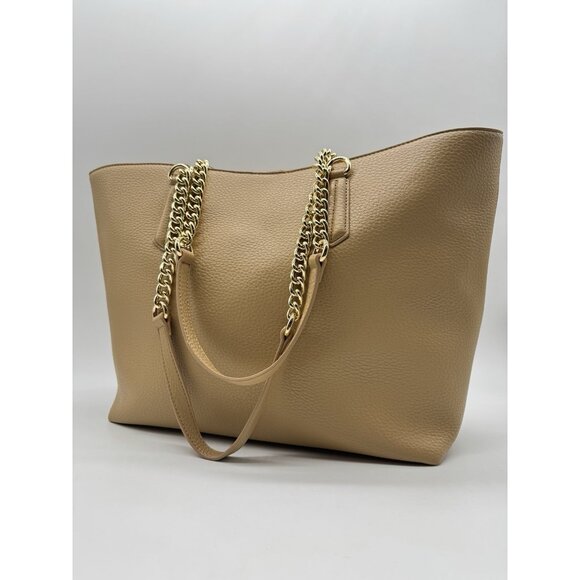 INC International Concepts Zoiey chain strap women's XL tote bag -English Walnut - Picture 7 of 8